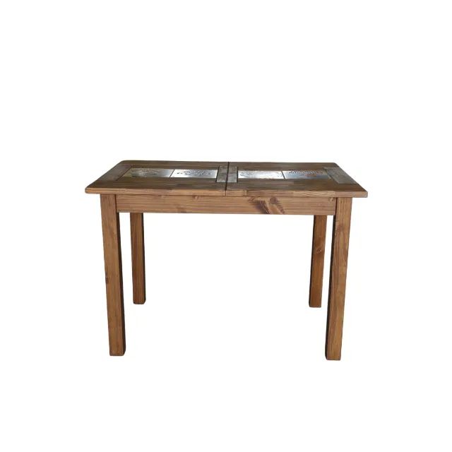 Mesa Extensível Cozinha Funcional Madeira Maciça Pinus Taeda - Foto 2