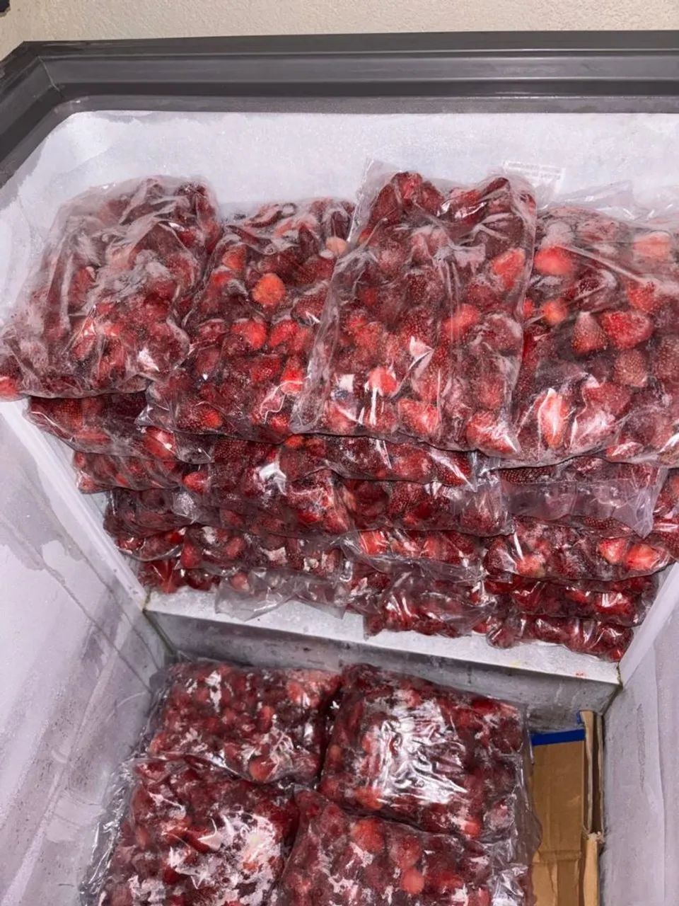 Frutas naturais e congeladas prontos pro uso 