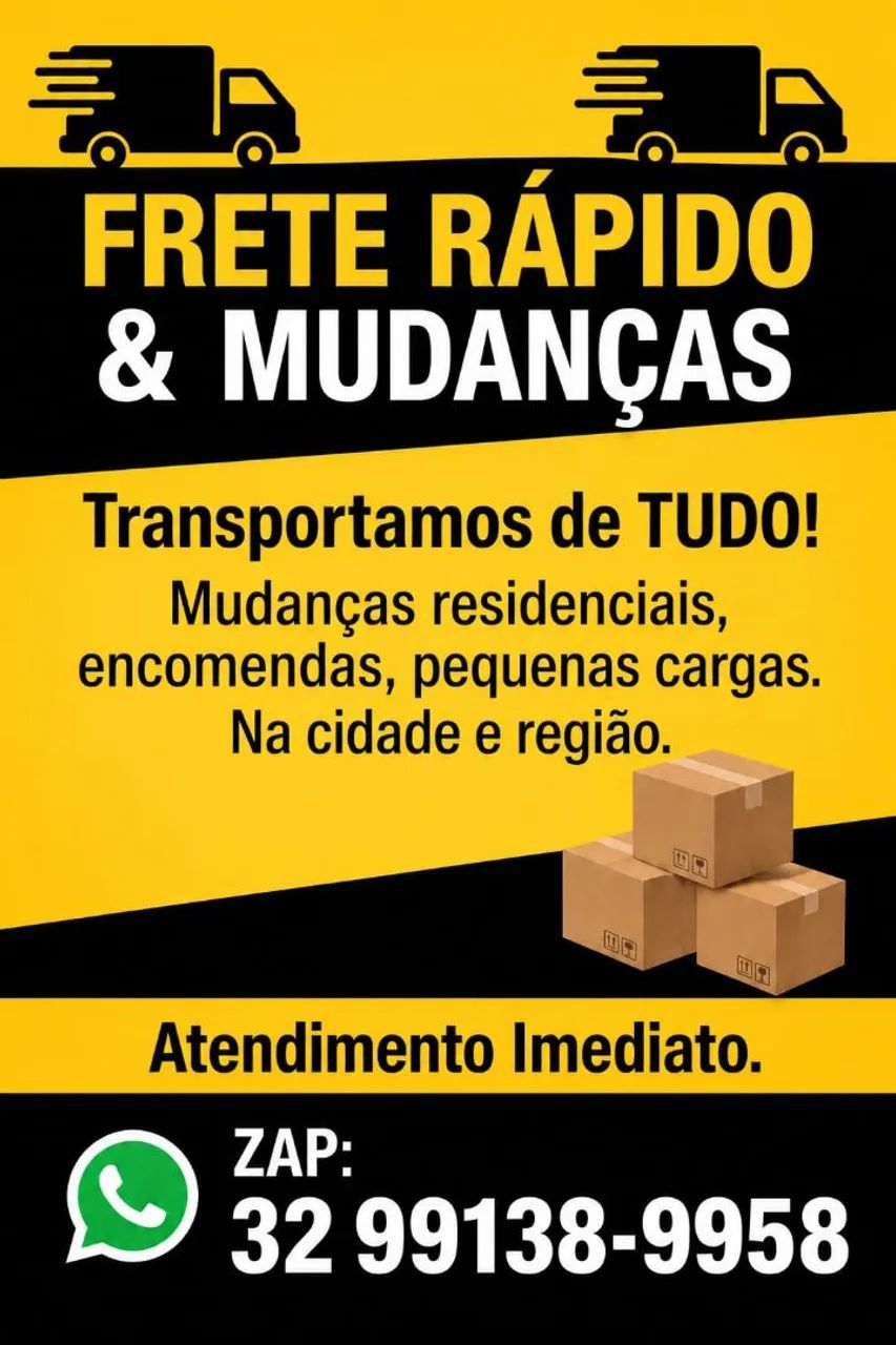 Fretes e mudanças!