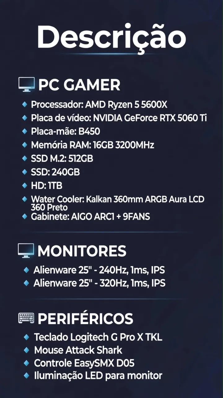Pc gamer completo