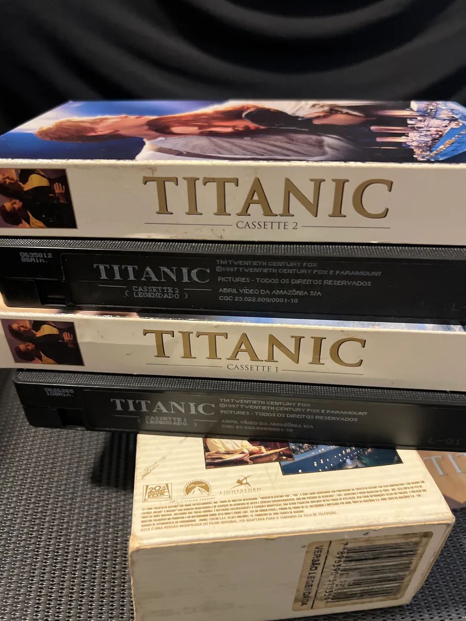 Fita VHS dupla Titanic - Foto 4