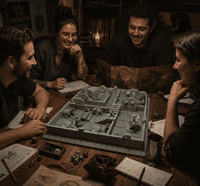 Kit Masmorra Modular 3D para RPG + PDF de Aventura Grátis + Miniaturas de Brinde! 