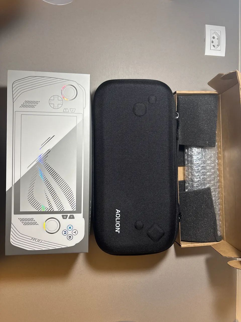 Rog Ally Asus NOVO 2tb bateria 74w +brindes - Foto 5