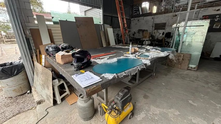 Máquina de lapidar vidro + mesa de corte de vidro+ pinça de elevação para vidro - Foto 2