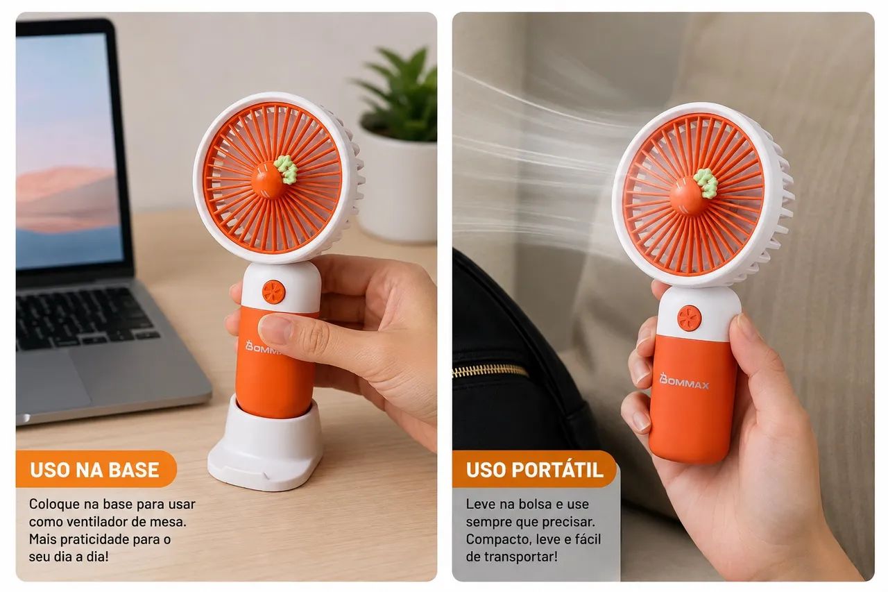 Mini ventilador portátil - Foto 2