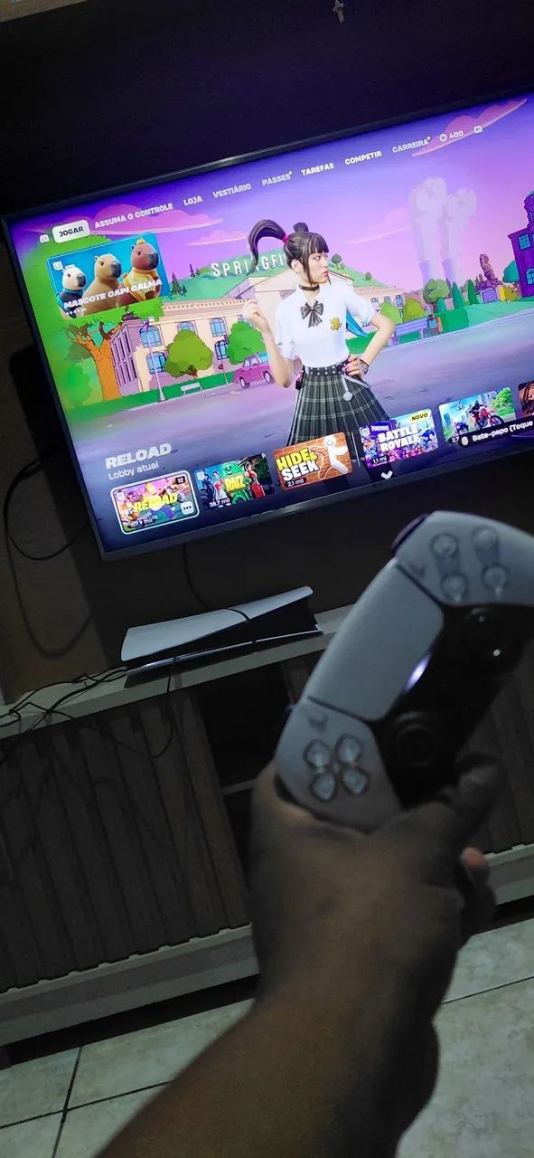 Ps5 slim com um controle - Foto 2