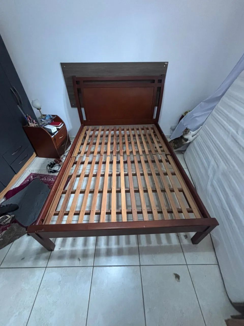 Cama de casal 100% madeira - Foto 2