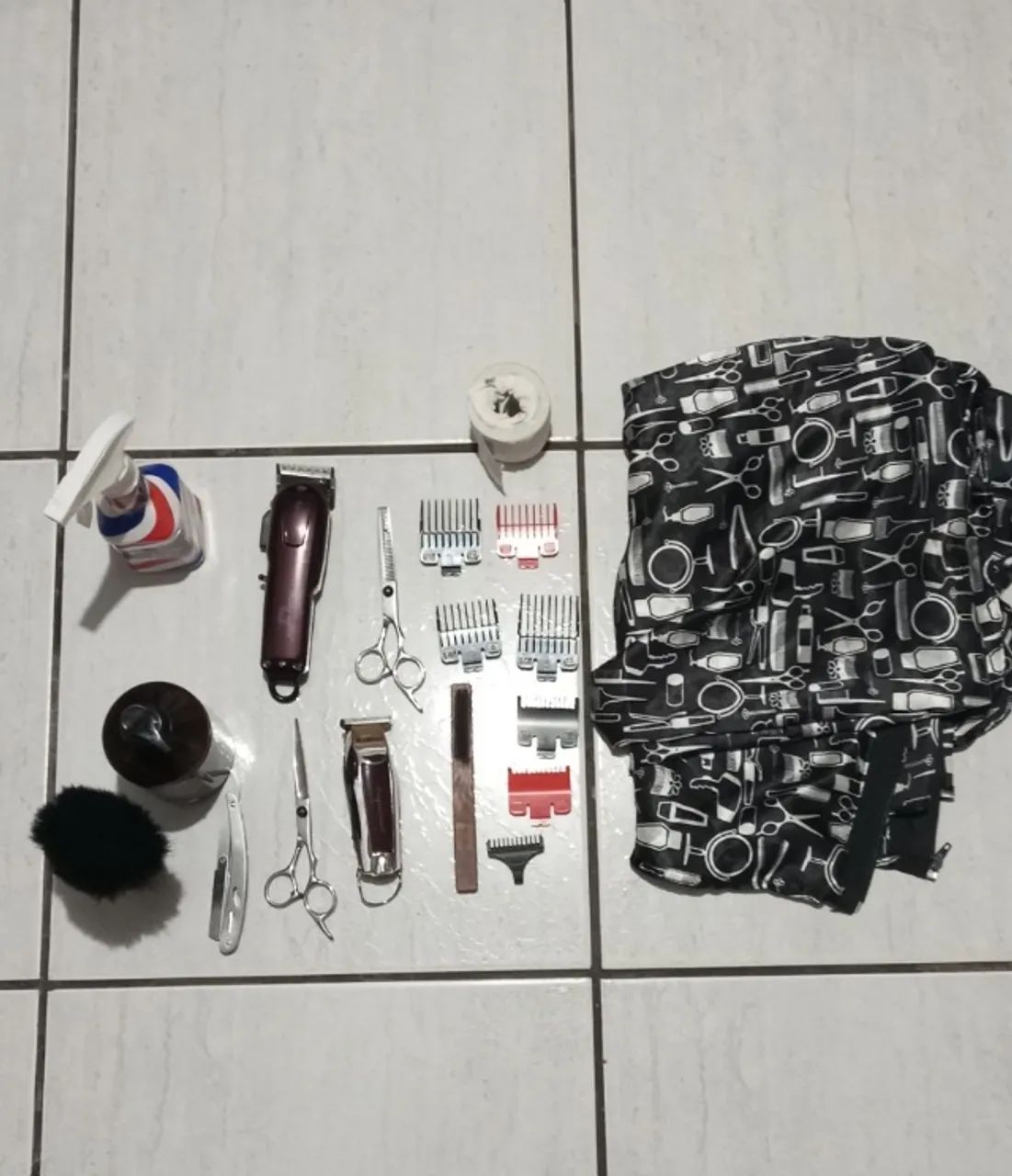 Kit de barbeiro 