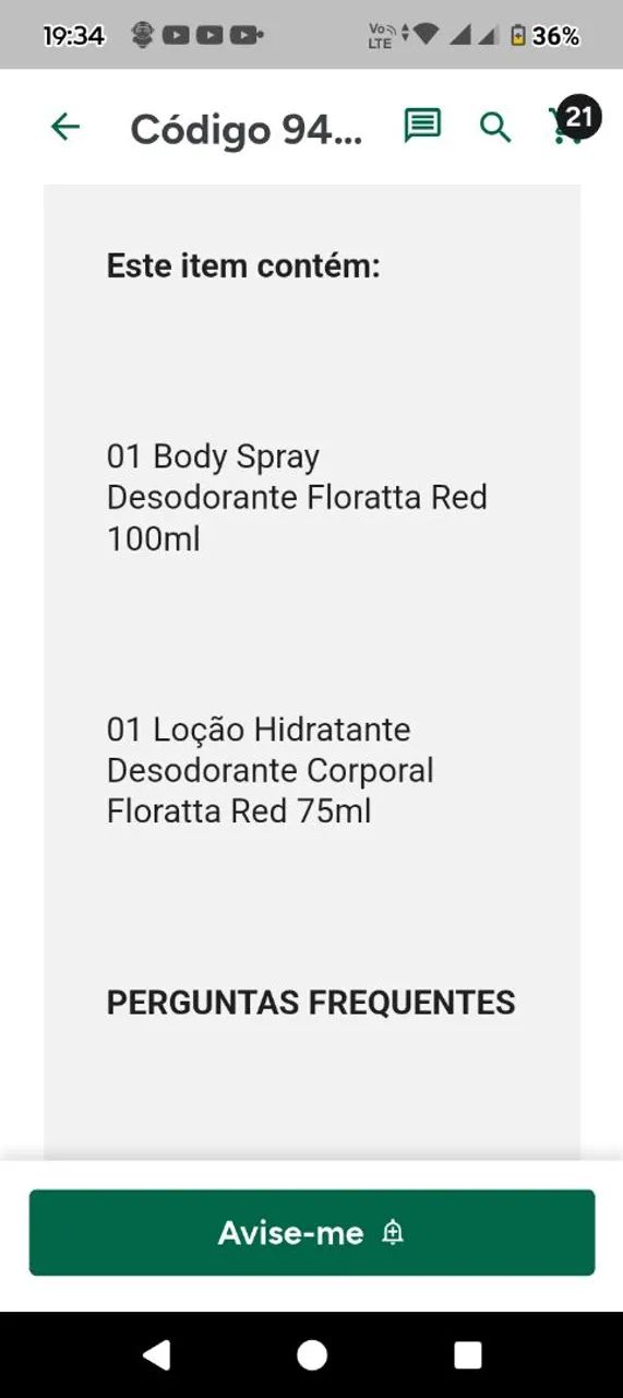 KIt Floratta red de natal do Boticário  - Foto 4