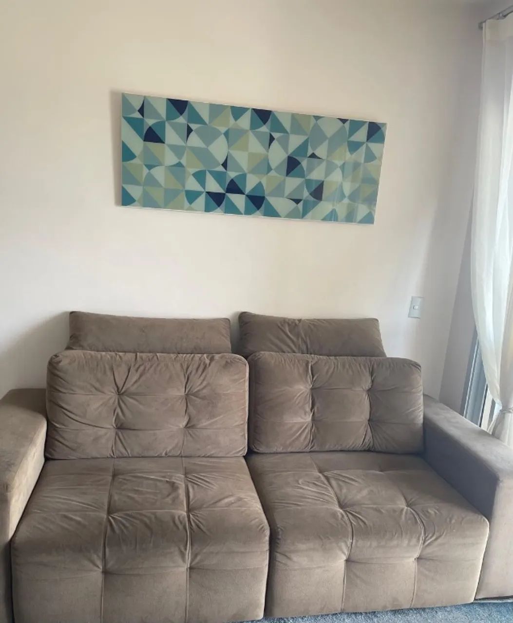 Sofá reclinável 4 lugares