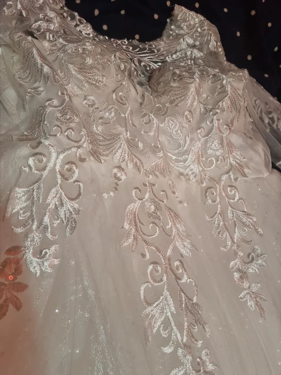 Vestido de noiva regulavel veste ate o 44 - Foto 4
