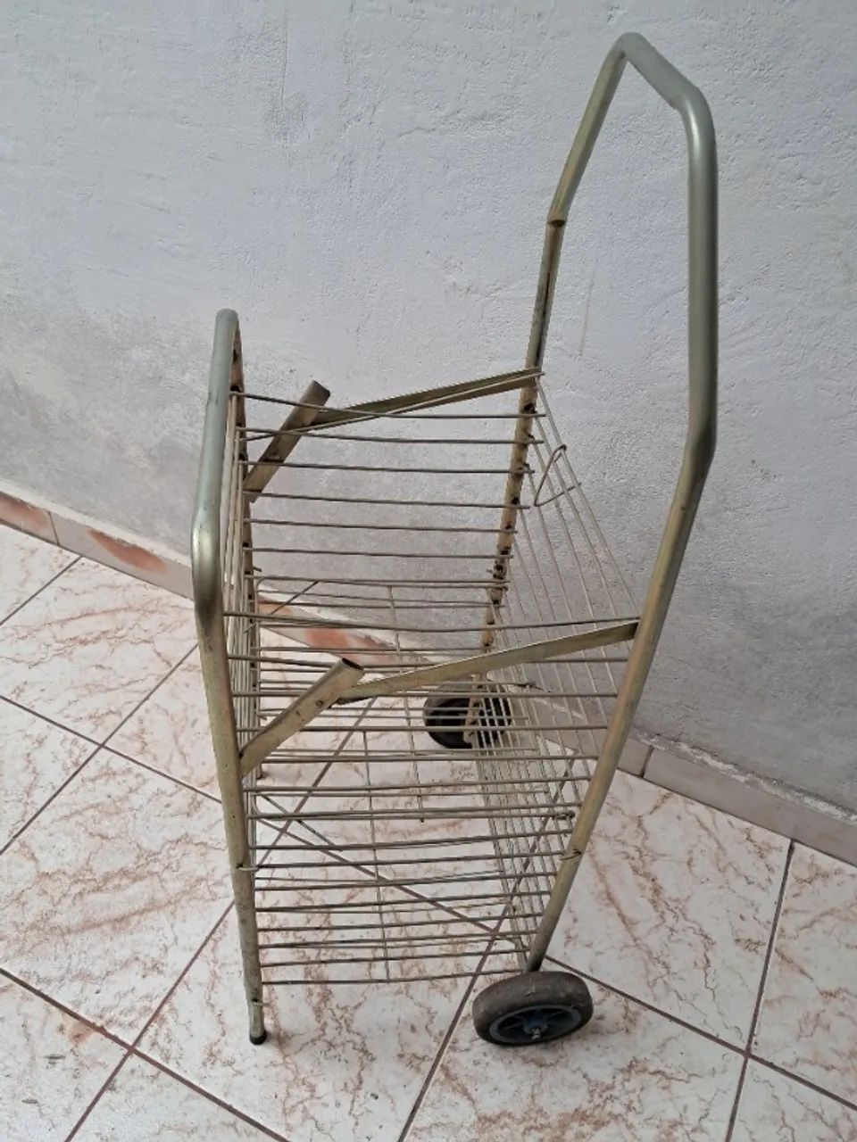 carrinho de feira de metal - Foto 2