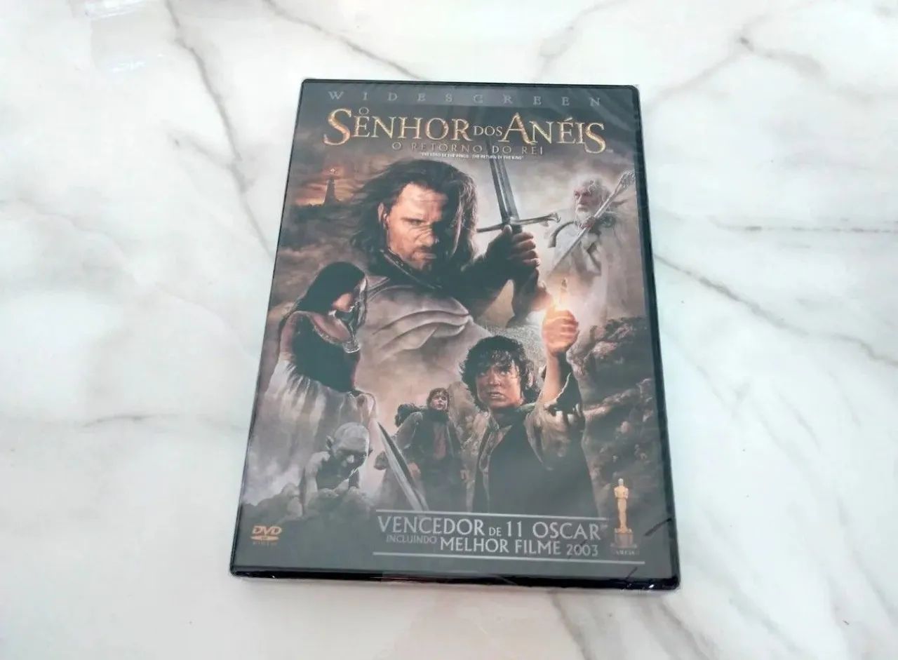 DVD Senhor dos Anéis - Dublado (semi novo)