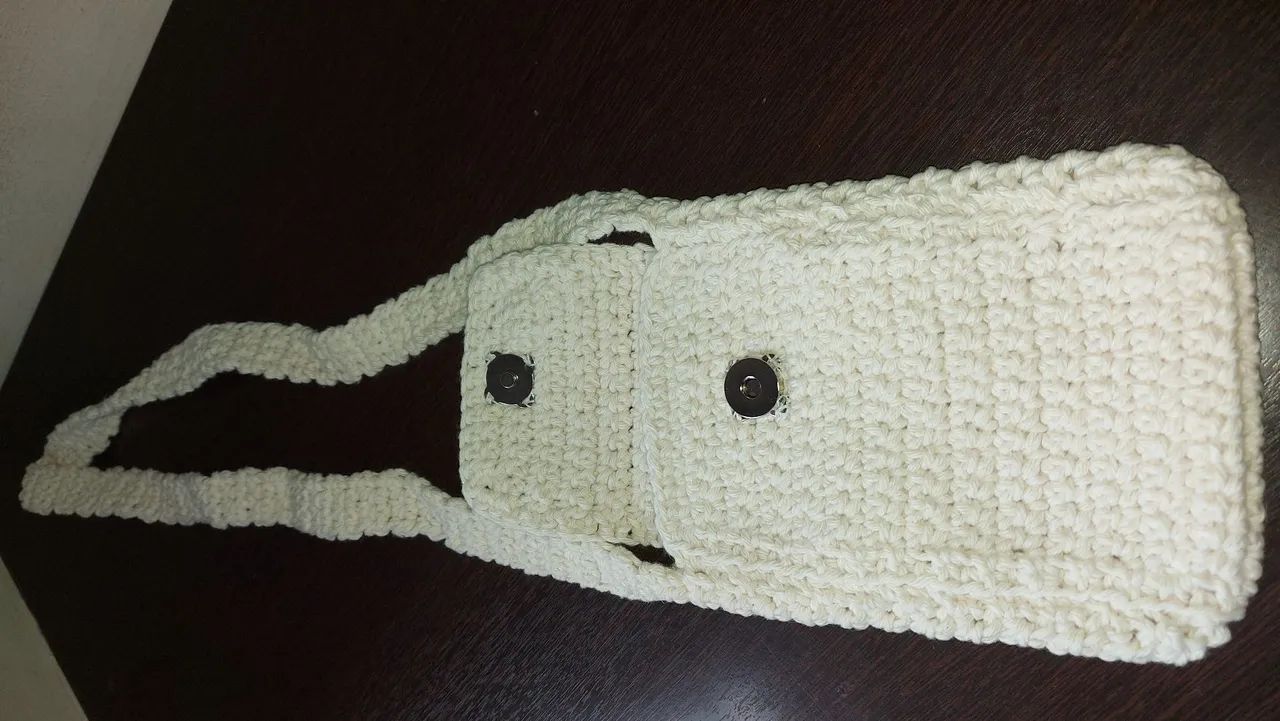 Bolsa crochê nova - Foto 3