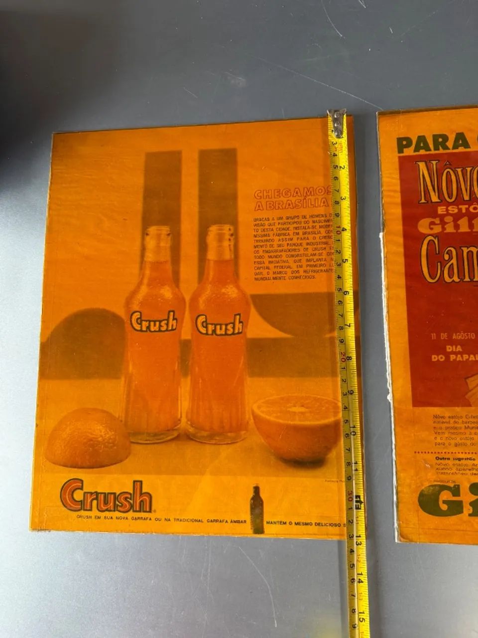 propaganda antiga crush e gillette - Foto 3
