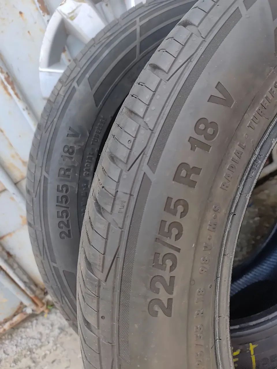 2 pneus 225/55 R18 continental  - Foto 5