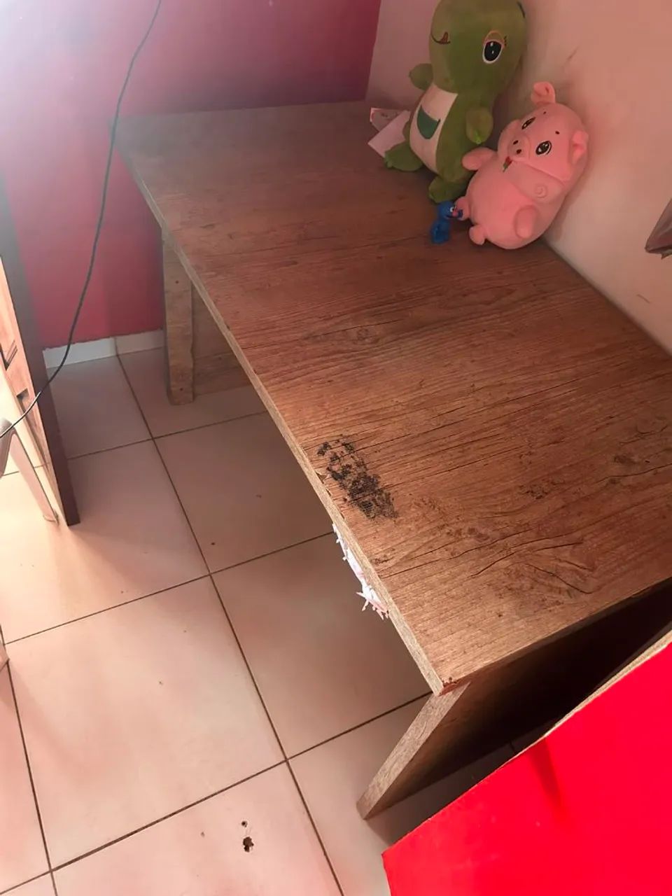 MESA DE MADEIRA PRA ESCRITORIO - Foto 2
