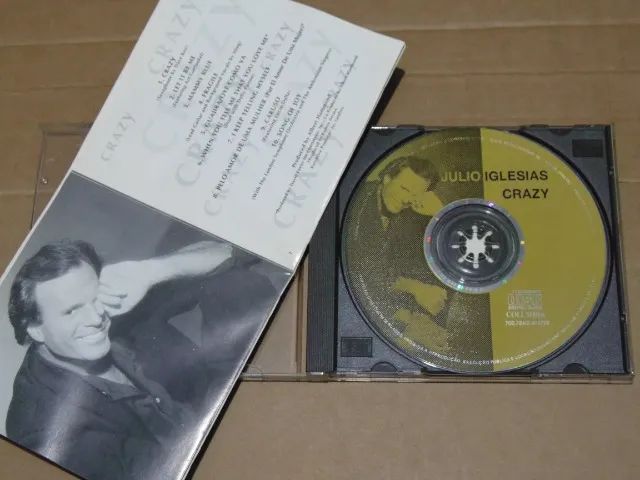 Cd Cantor Julio Iglesias- Crazy, Usado - Foto 3