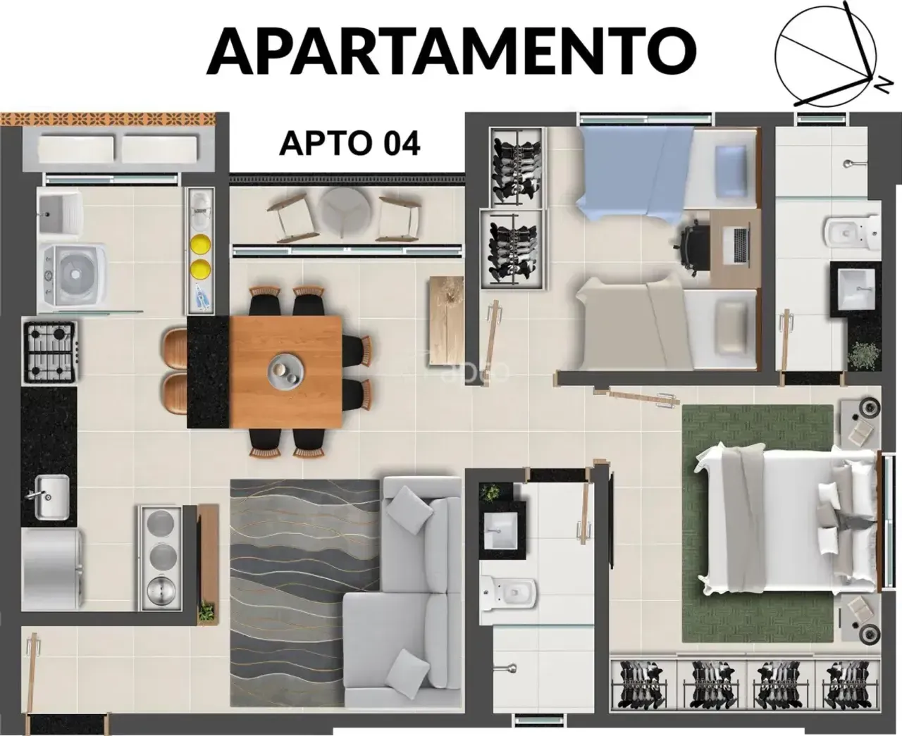 PLANTA 62m²
