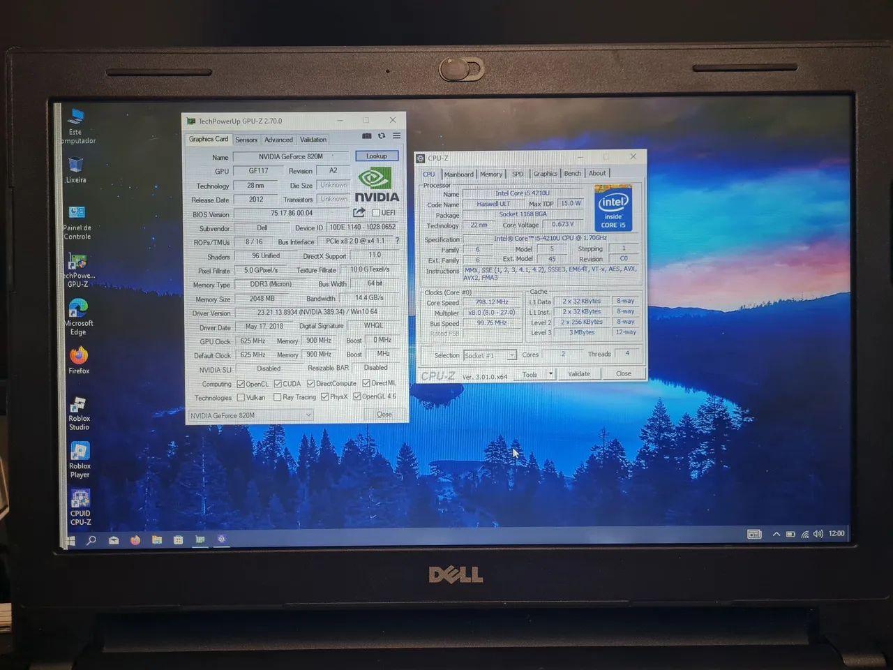Notebook dell inspiron 14 com nvidia