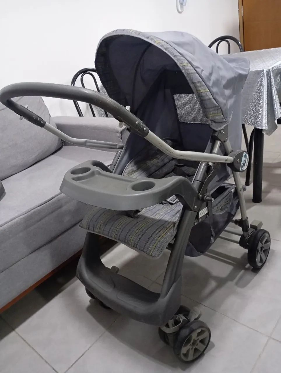 Kit carrinho e bebê conforto Burigotto - Foto 4