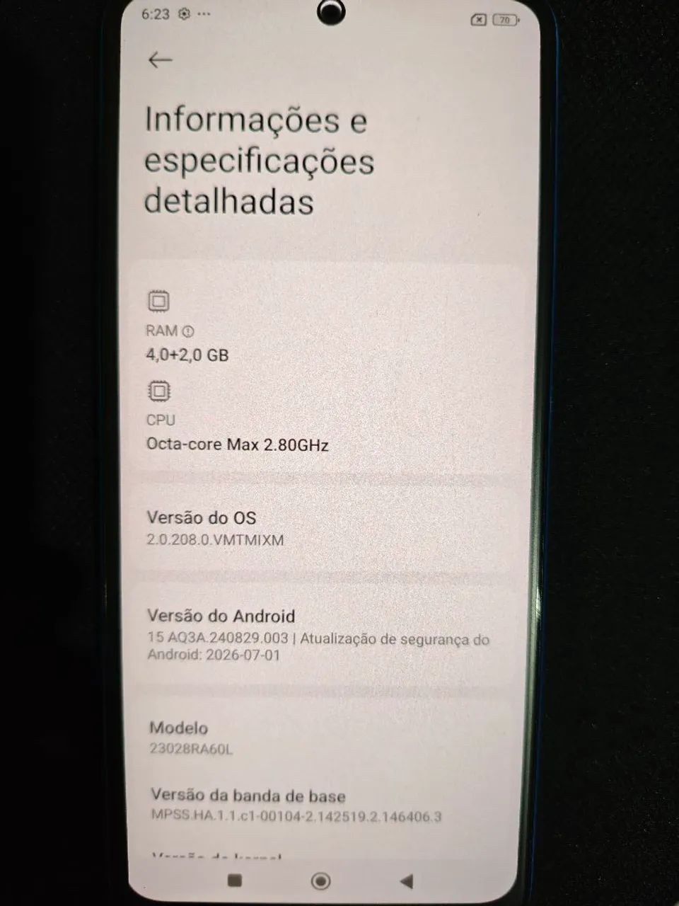 Celular funcionando perfeitamente  - Foto 5