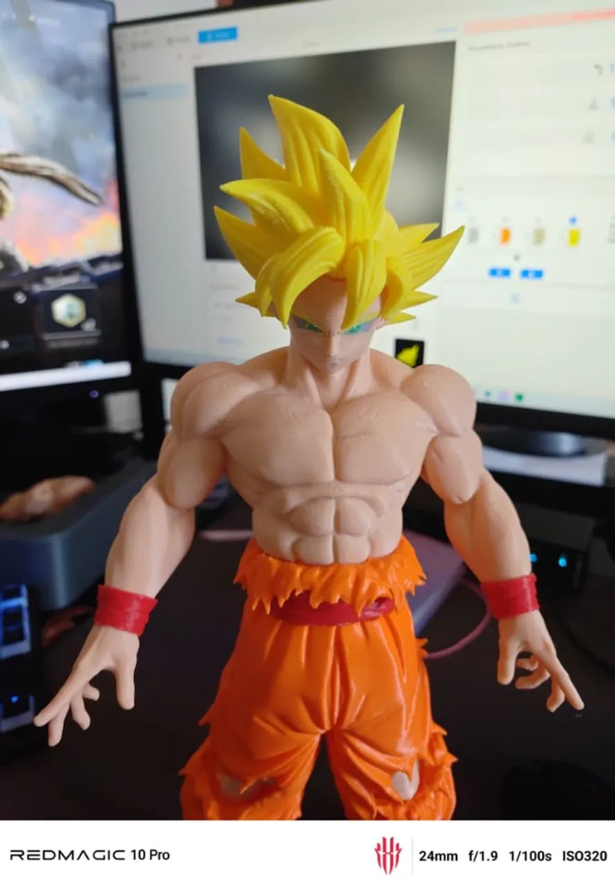 action figure goku 3d 30cm