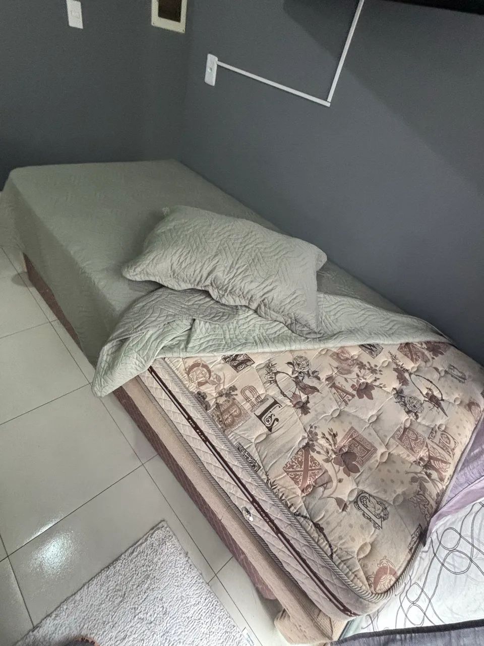Cama box com auxiliar