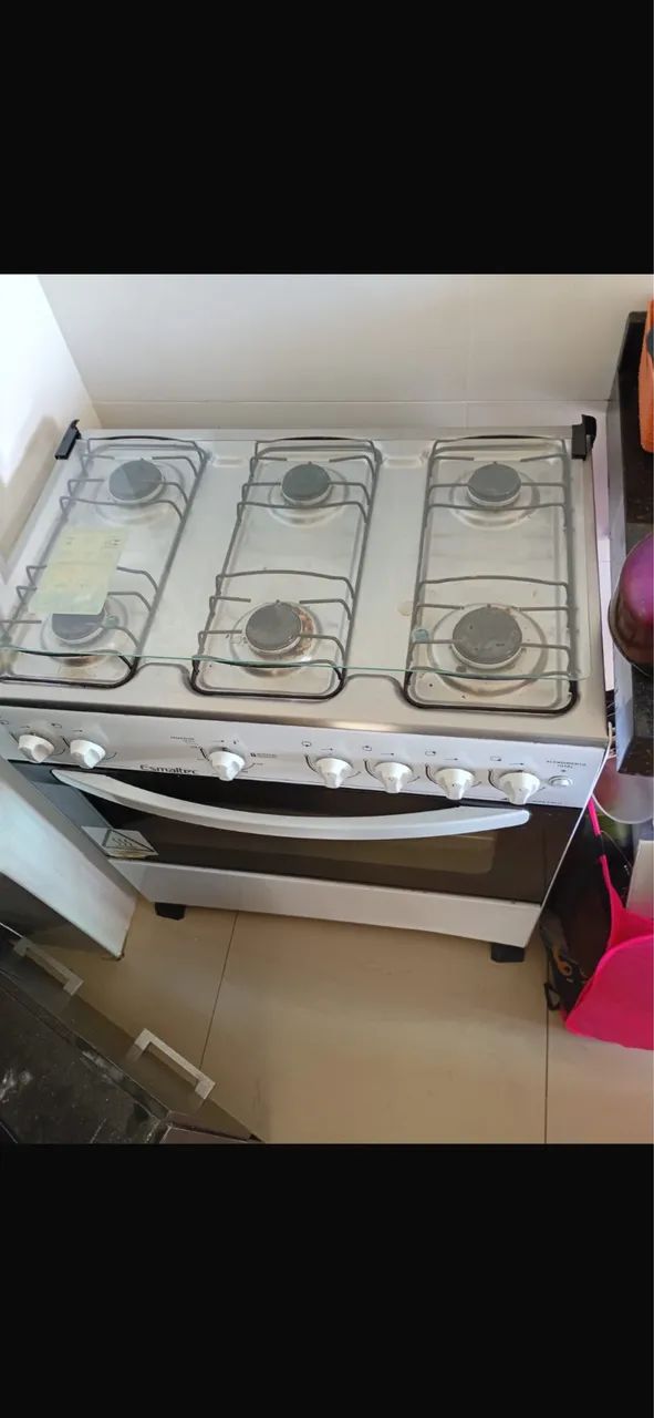 Fogão 6 com com acendimento automático 
