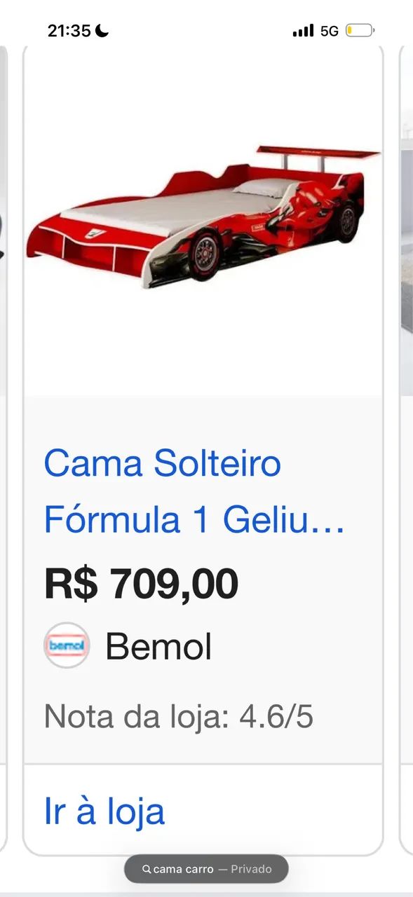 Cama Solteiro Carro - Foto 2