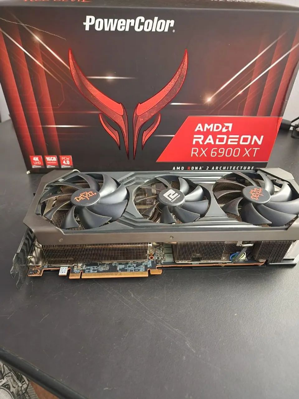 Placa de vídeo PowerColor RX 6900XT 16Gb Red Devil