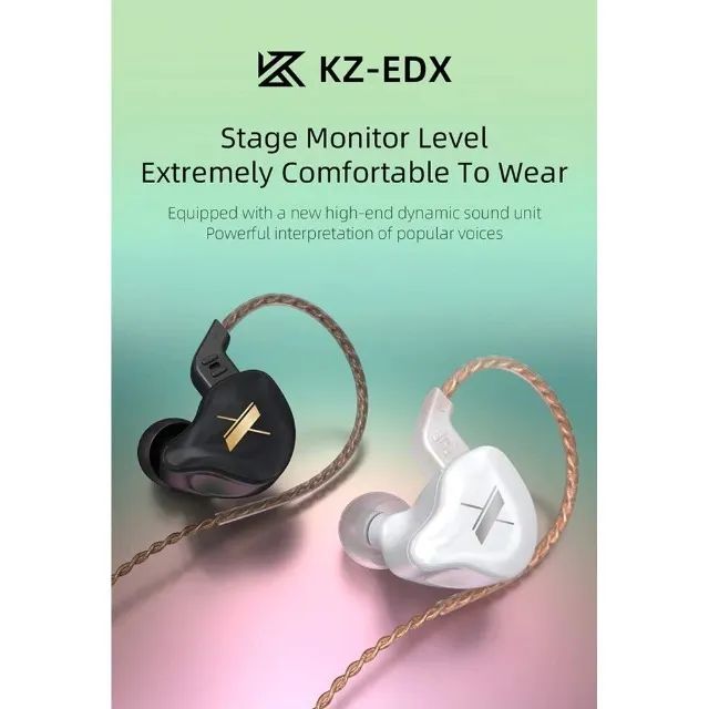 KZ EDX Sem mic Preto - Foto 3