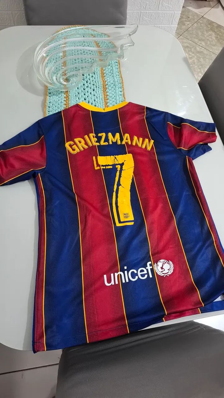 camisa principal masculina do Barcelona 2020/2021 da Nike.  - Foto 3