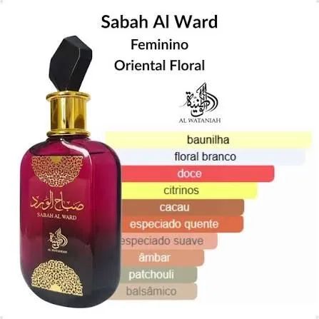 Perfume  Árabe Sabah Al Ward - Foto 2
