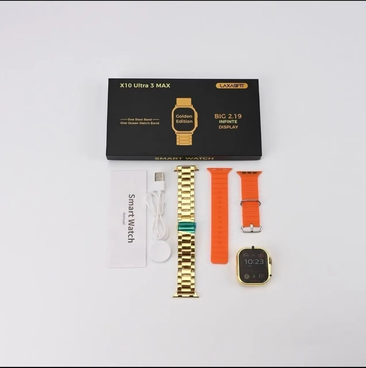 Relógio Smartwatch X10 Ultra 3 Max Ios E Android Ouro 2025 - Foto 3