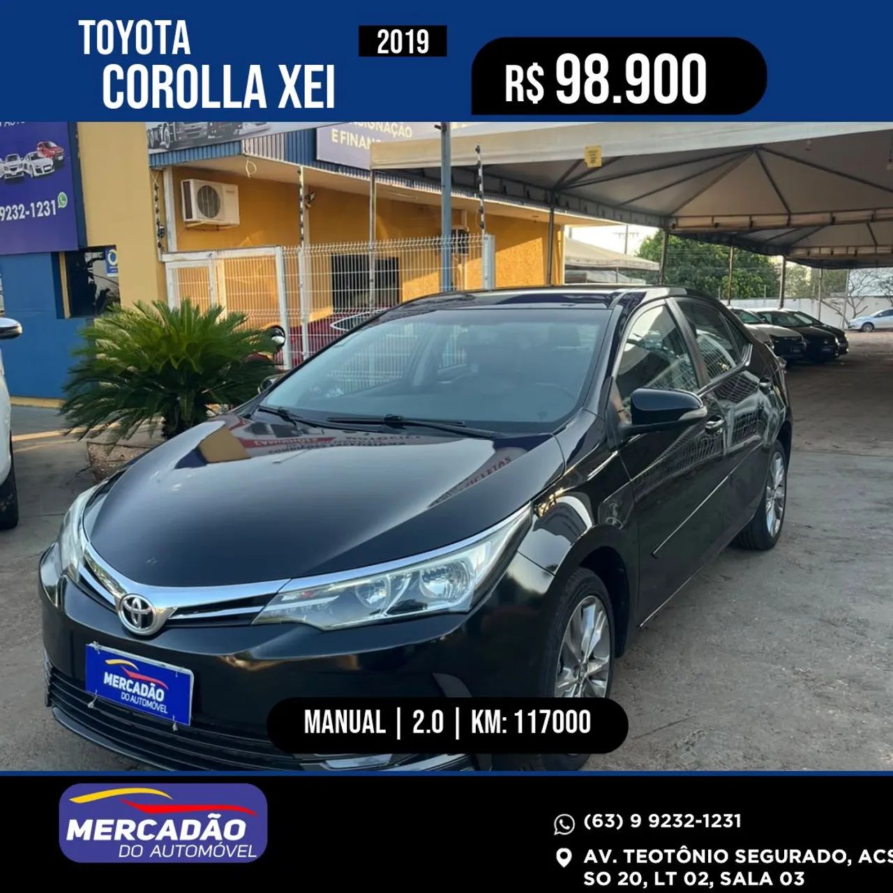 Toyota Corolla XEI 2.0 16V AT FLEX 2019