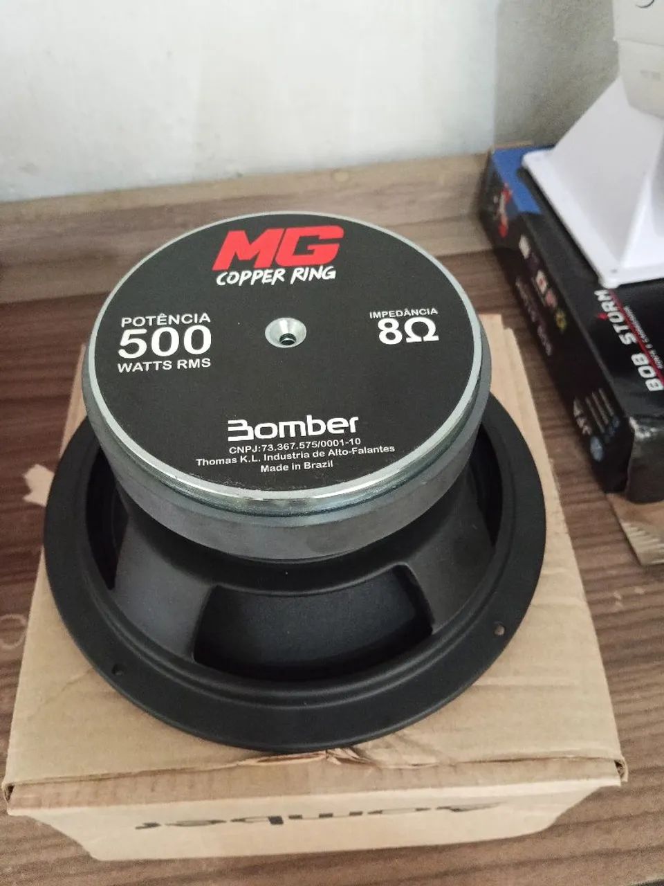 MÉDIO GRAVE BOMBER 8" COPPER RING 500W RMS 8? - ZERO - Foto 2