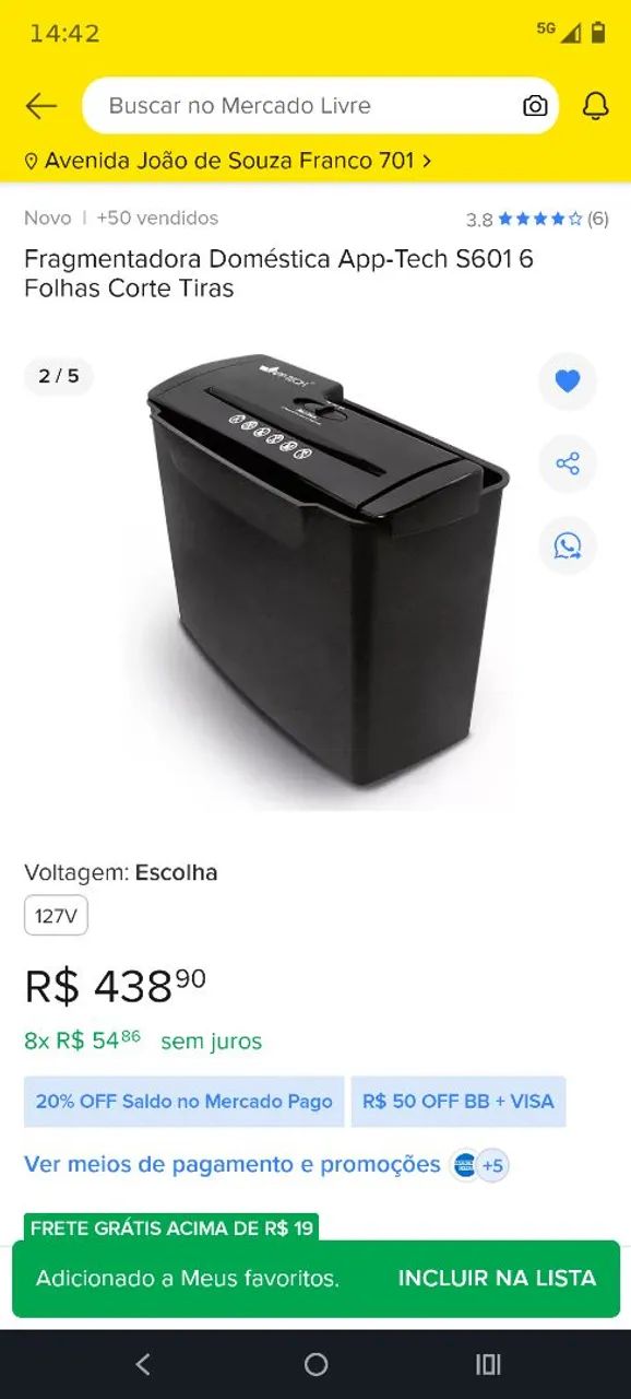 negociável FRAGMENTADOR PiCADOR MOEDOR CORTADOR DE PAPÉiS  - Foto 5