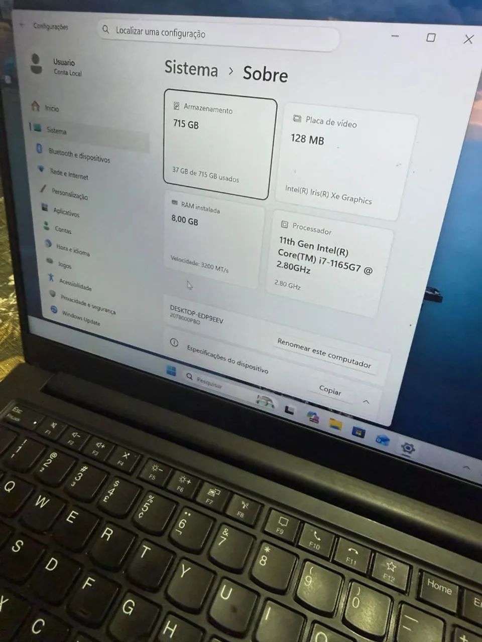 ThinkPad i7 11°geracao - Foto 3