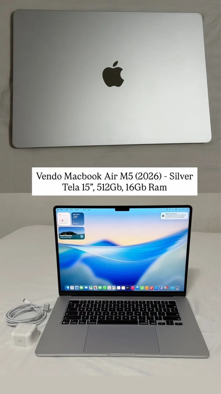 Macbook Air m5 15.3 (2026) | Novo - Notebooks - Pedro Gondim, João
