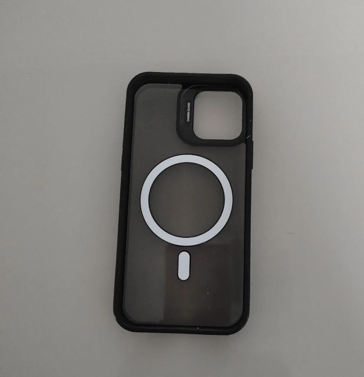 capa para iPhone 14 Pro Max, preta, com anel magnético - Foto 2