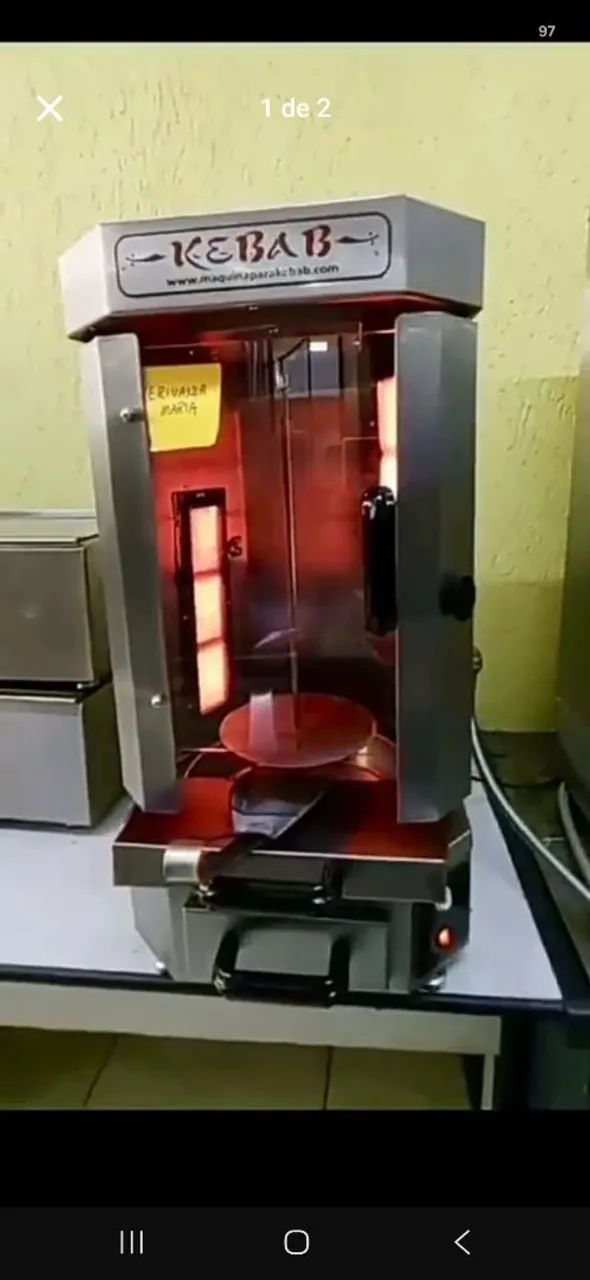 Máquina de churrasco grego/Kebab 