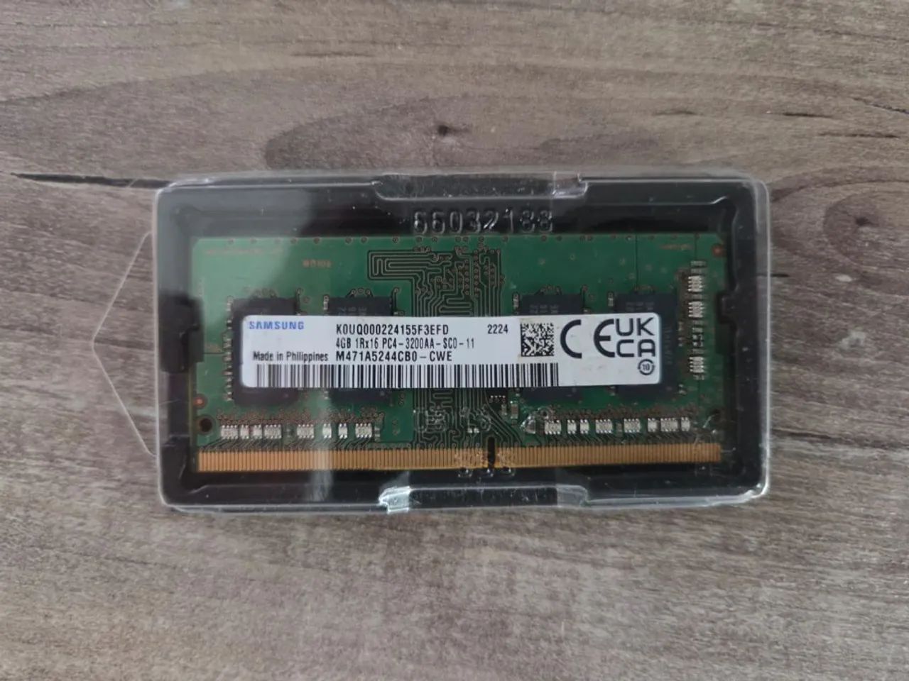 Memória RAM Notebook 4GB DDR4 3200MHz