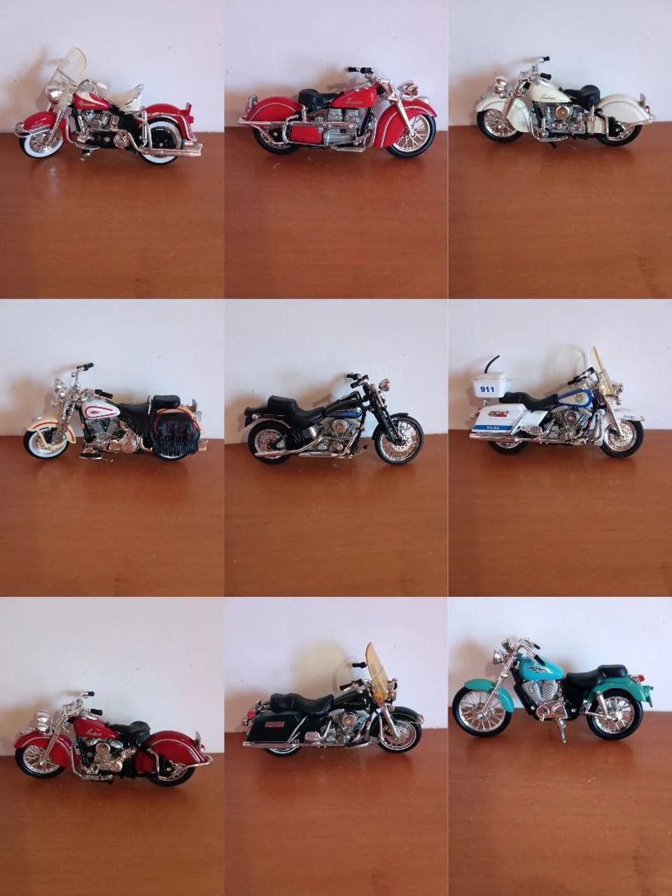 Mini motocicleta de coleção 