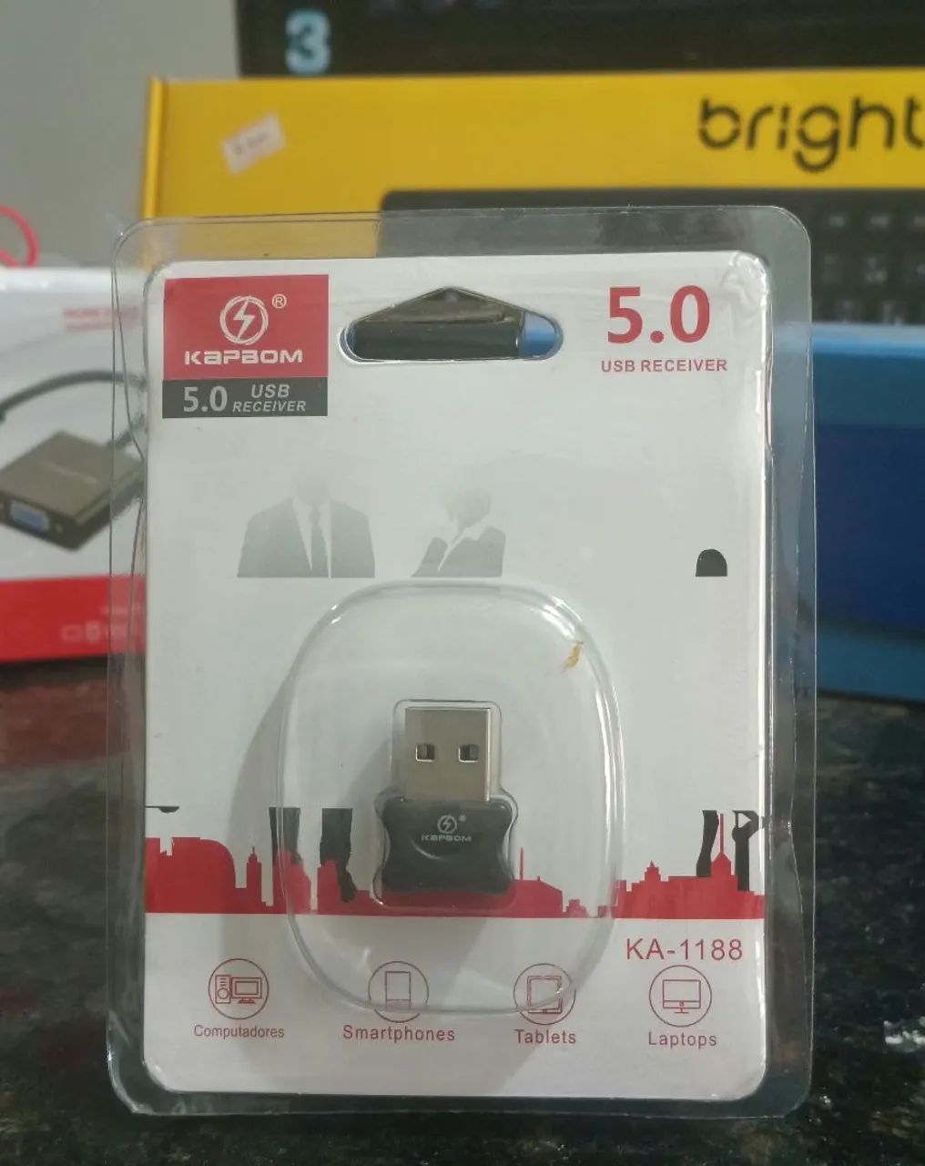 Adaptador Bluetooth Usb 5.0 Pc Notebook Kapbom
