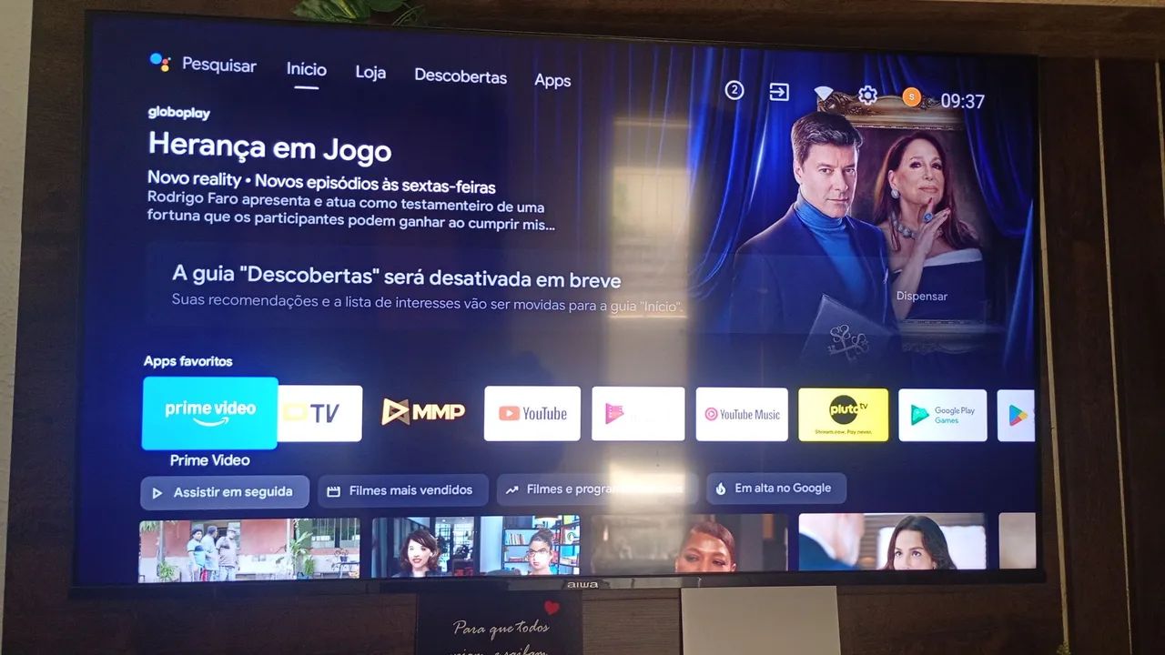 Tv Android Aiwa 50 polegada