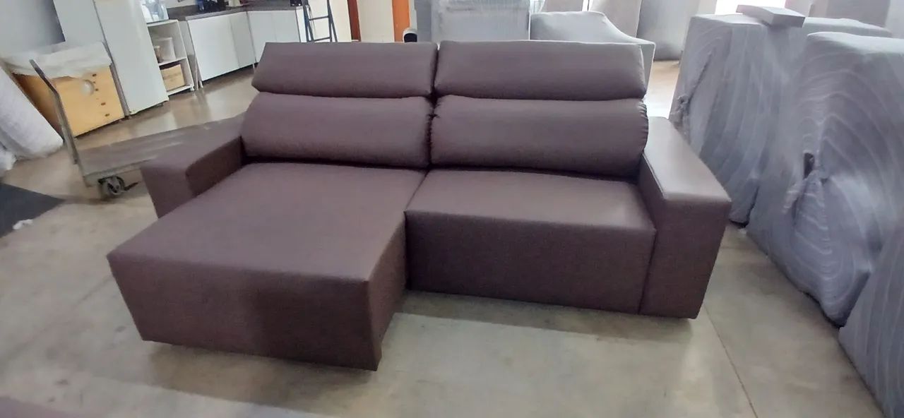 Sofá Retrátil e Reclinável 2.10m - Foto 3