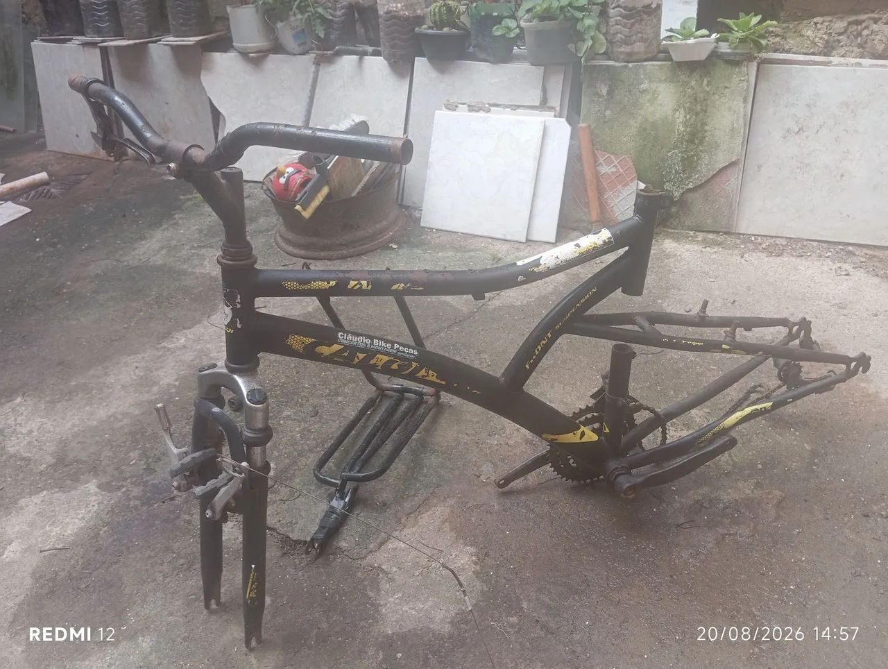 Quadro de bicicleta caloi - Foto 4