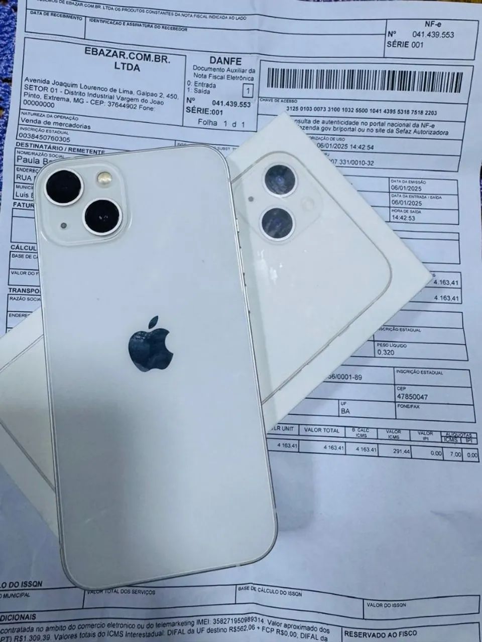 Vendo iPhone 13 128 gigas . Celular impecável. 