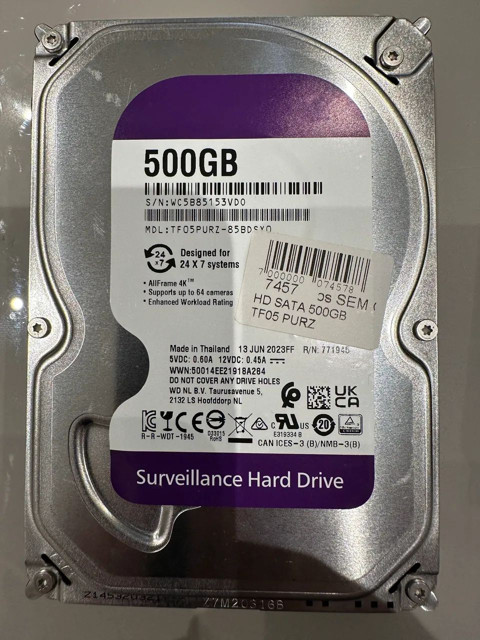 HD para DVR 500 GB